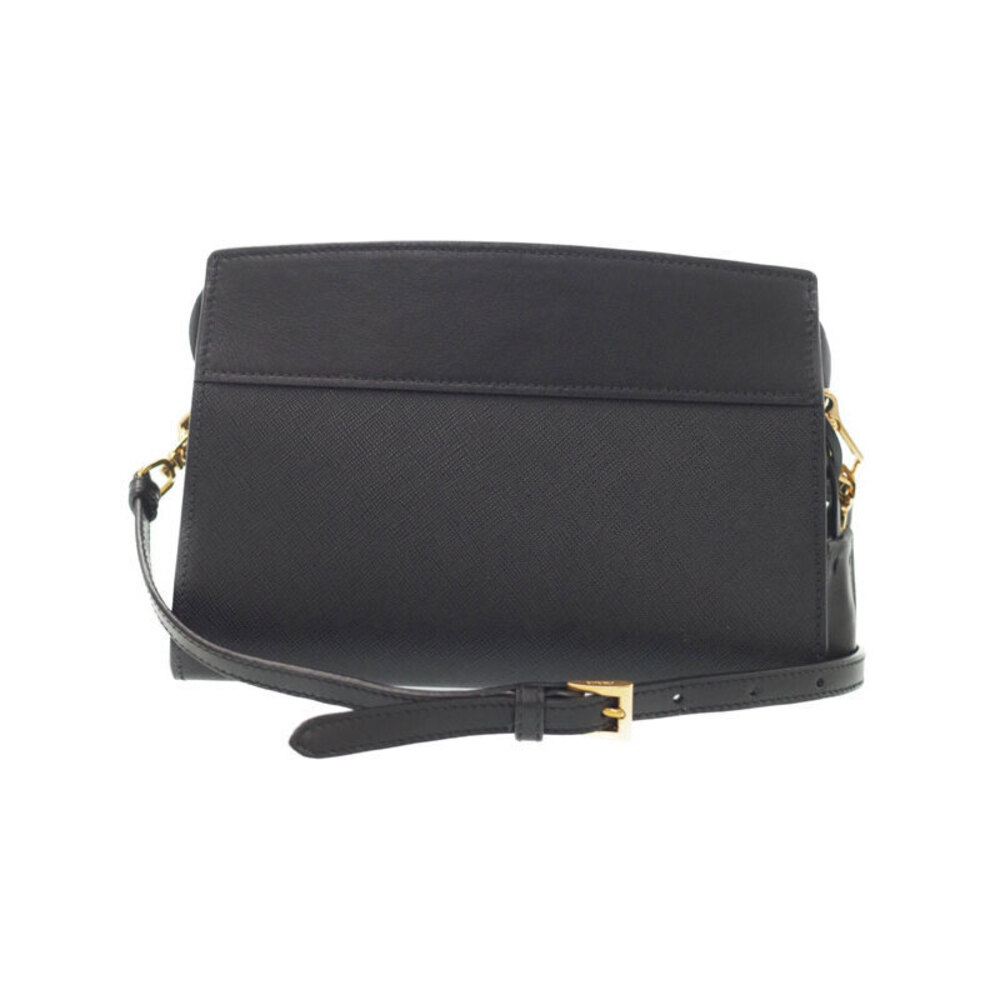 Prada Saffiano Black Esplanade Crossbody bag